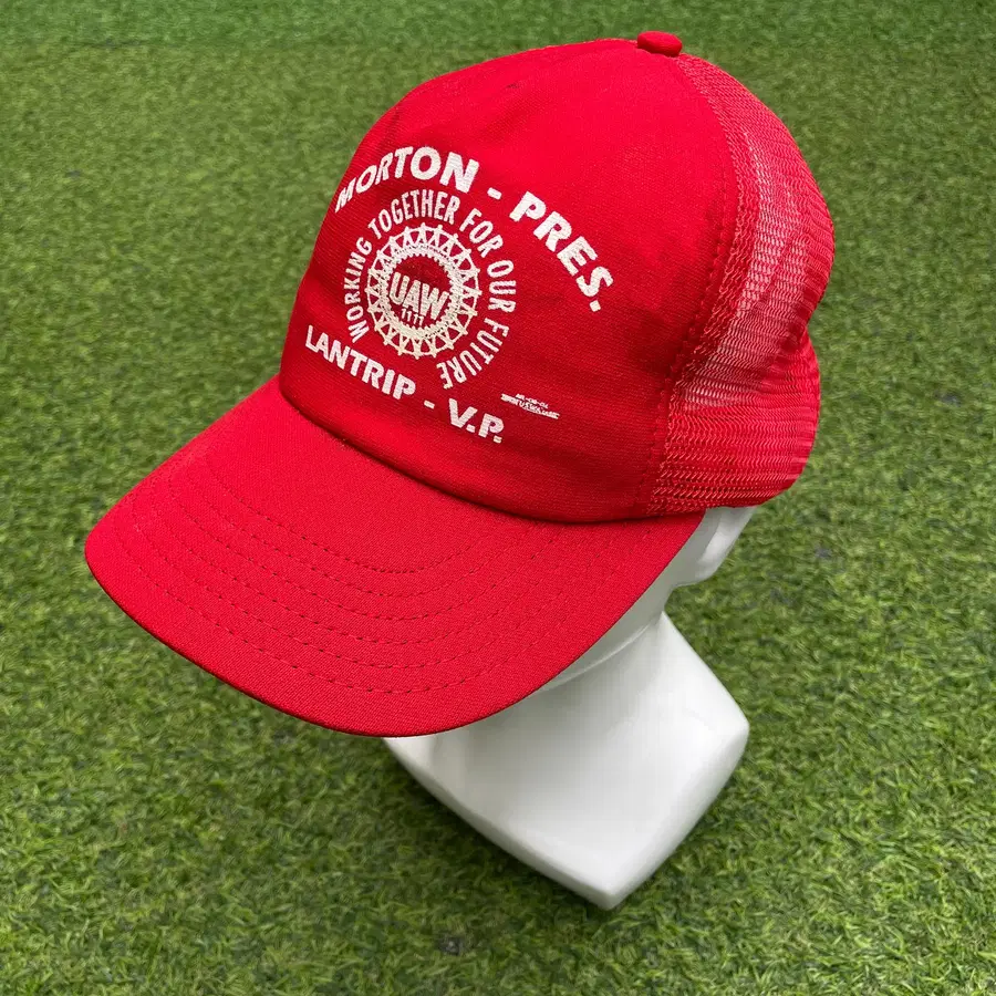 빈티지 트러커 캡 UAW Morton Cap c.67