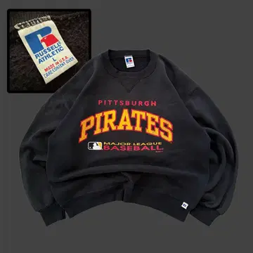 90s USA제 Russell 피츠버그 파이리츠 MLB 빈티지
