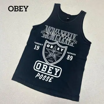 OBEY 탱크 탑 블랙 M 사이즈