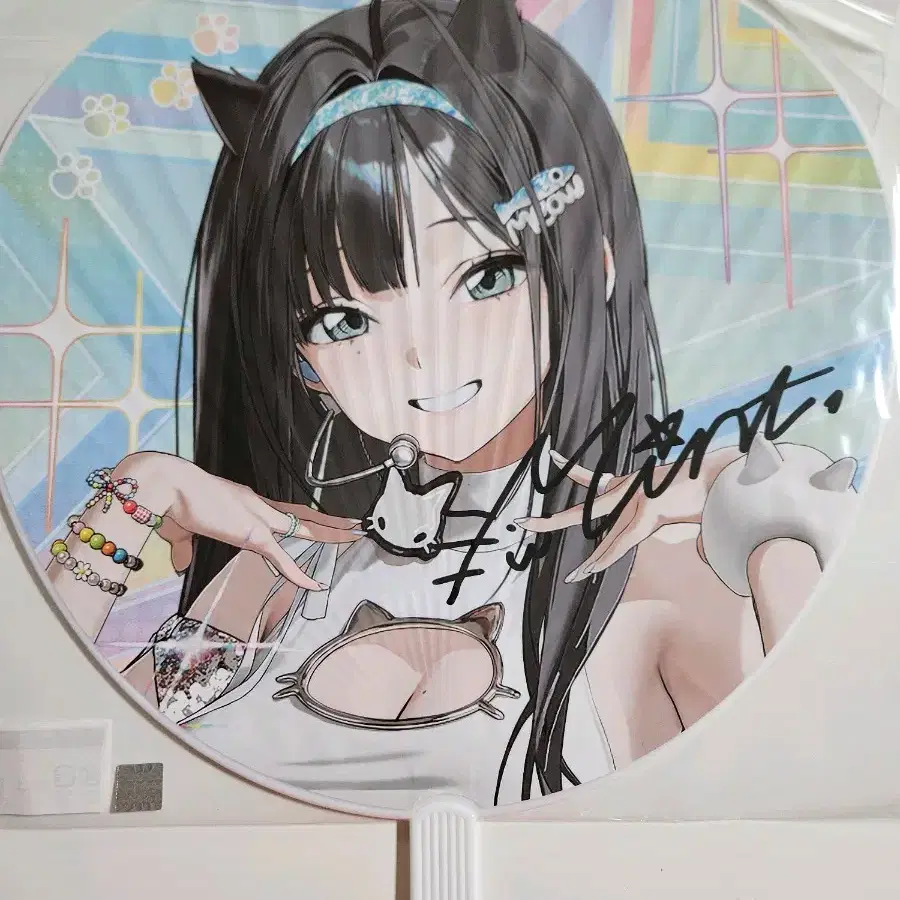 새상품)승리의 여신 니케 T.T.start 타워레코드 빅 우치와 부채 민트
