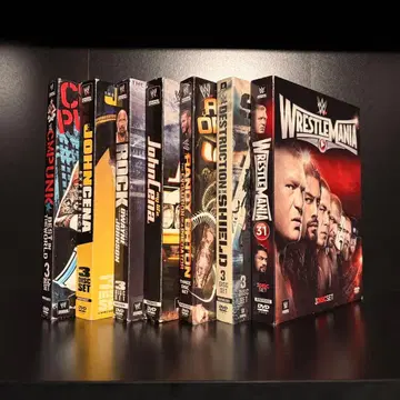 WWE DVD 7개 세트 수입판