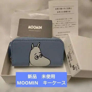 [ 새상품 미사용 박스형 ] MOOMIN 무민 키케이스 동전 지갑 블루