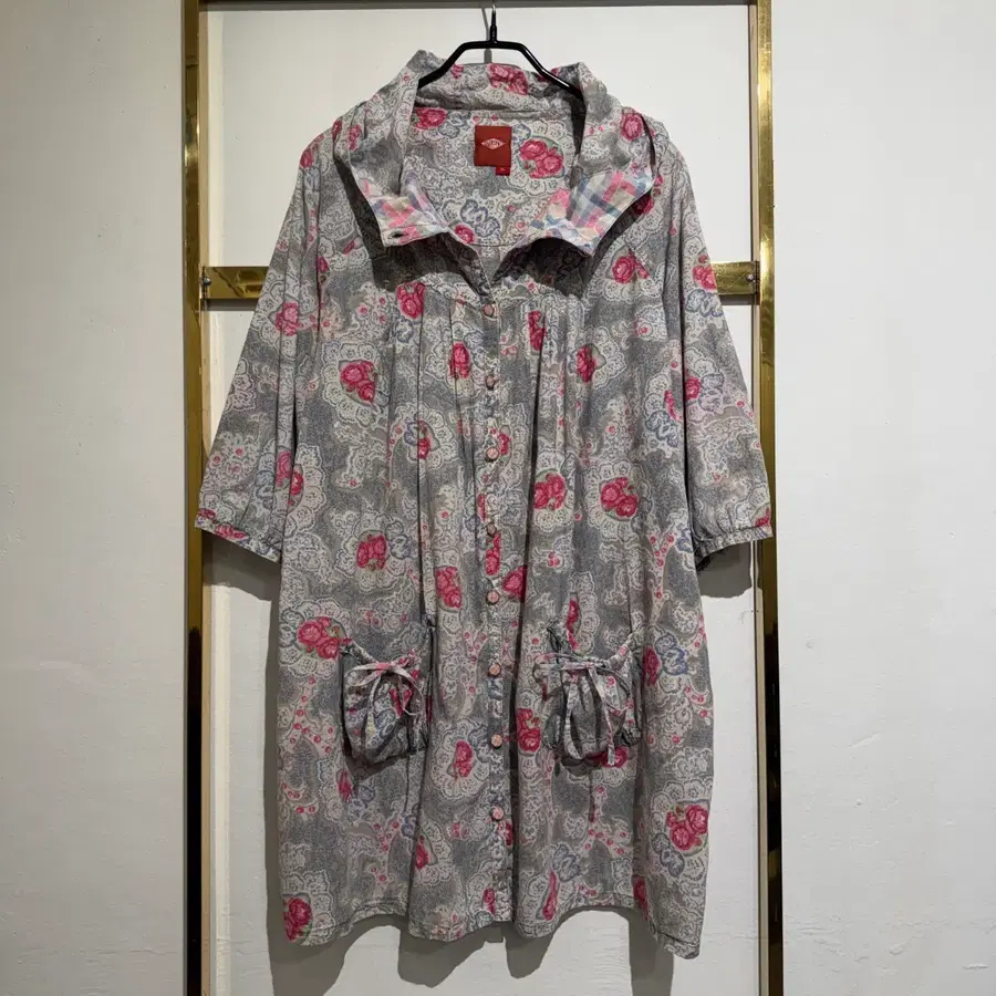 Oilily 오일릴리 플라워패턴 후드 썸머 자켓 XL