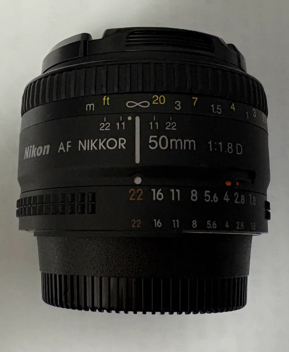 니콘 AF NIKKOR 50mm 1:1.8D 렌즈