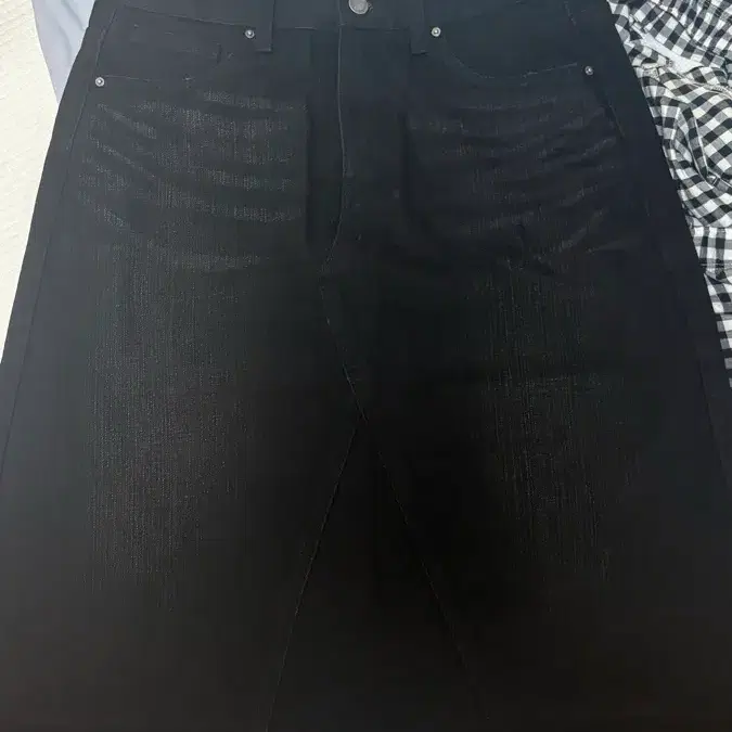 게스 흑청치마
