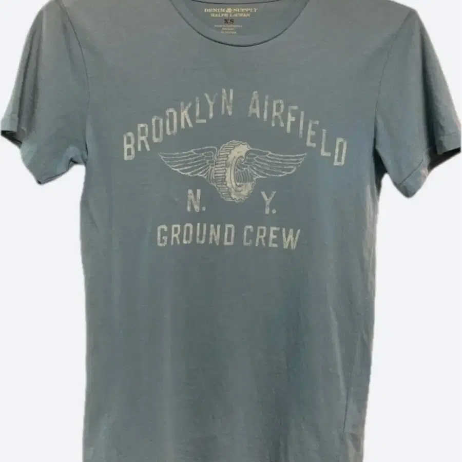 데님앤서플라이 랄프로렌 반팔티 블루 Brooklyn Airfield