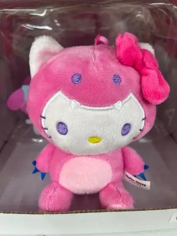 키티 Hello Kitty 봉제 인형 키링 한국 다이소