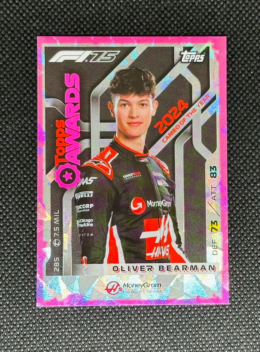 2025 F1 탑스 터보어택 올리버 베어만 카드
