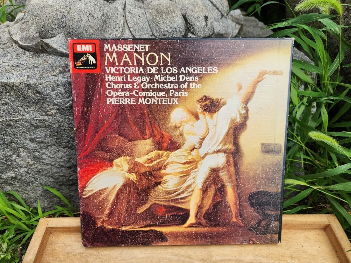 수입LP/빅토리아 데 로스 앙헬레스 출연. 마스네의 오페라 마농3 LP