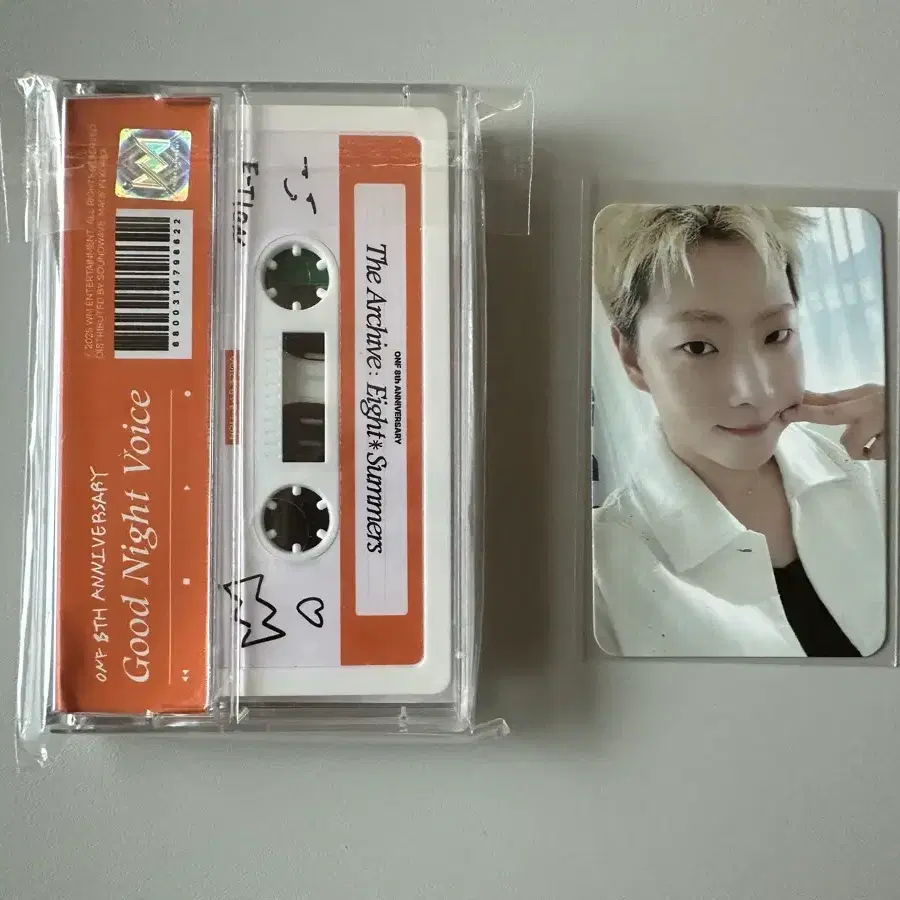 온앤오프 이션 8주년 팝업 md 굿나잇 보이스 테이프