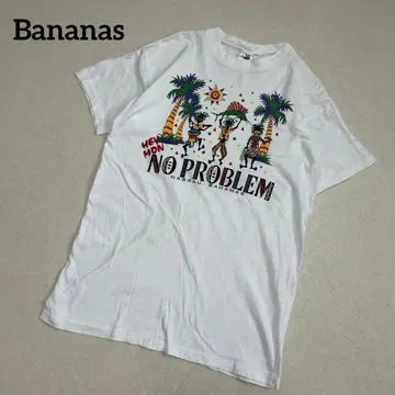 Bananas NO PROBLEM 티셔츠 L