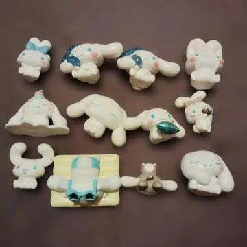 산리오 캐릭터즈 시나몬 시나모롤 마스코트 피규어