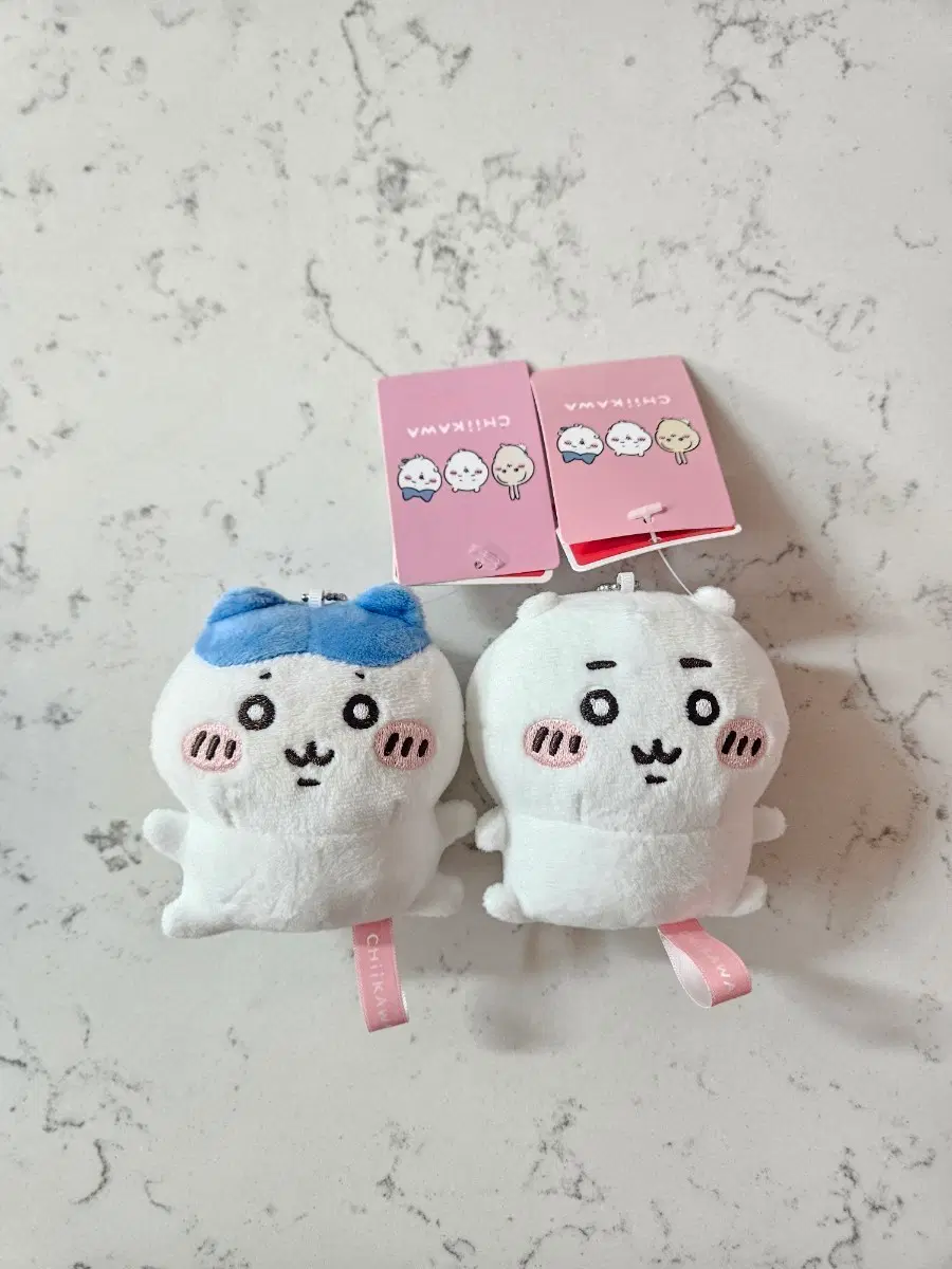 먼작귀 콩눈 미니인형 치이카와 하치와레 2개 세트