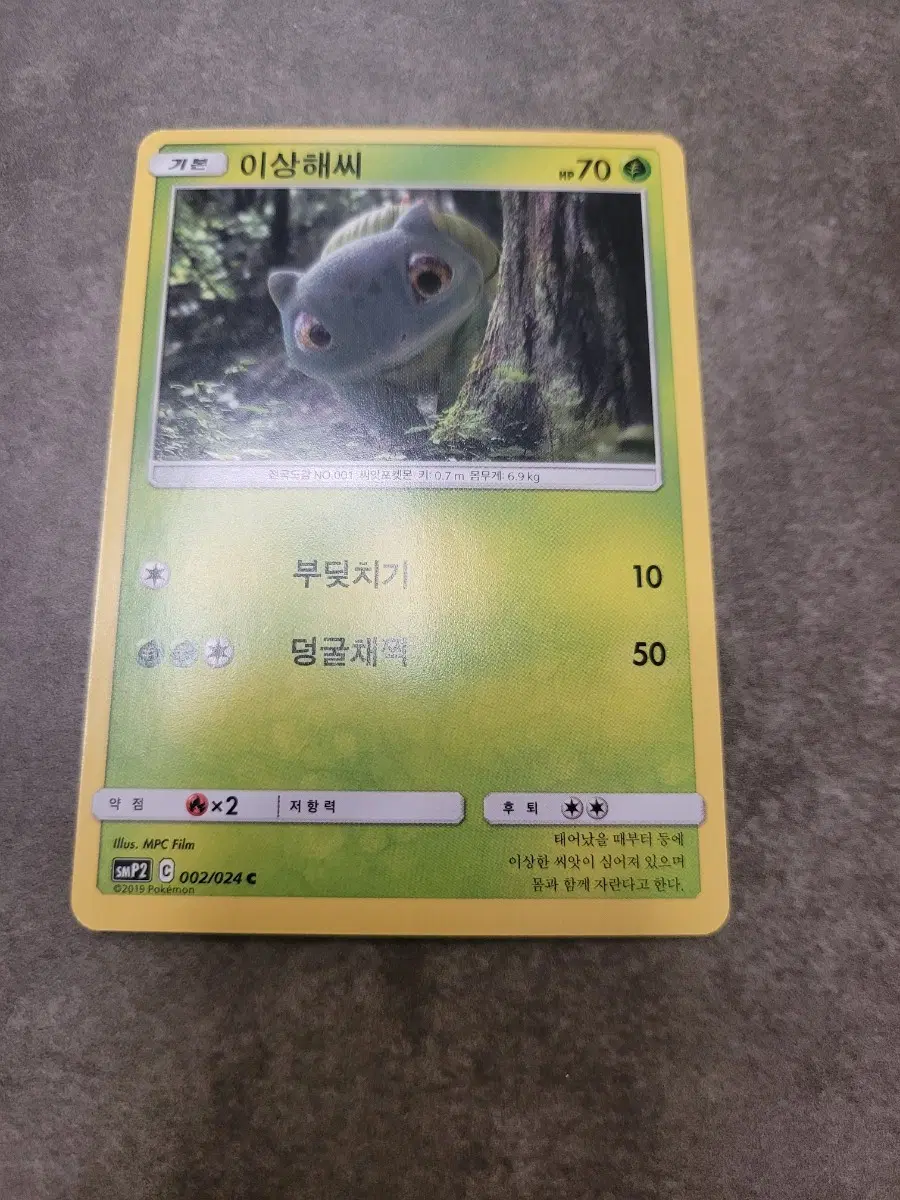 이상해씨 포켓몬 카드 명탐정 피카츄