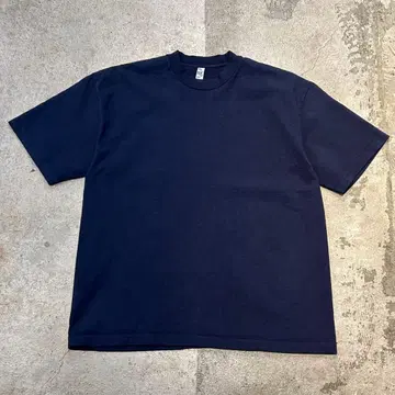 새상품 로스앤젤레스 어패럴 8.5oz 반팔 와이드 T셔츠 네이비 M