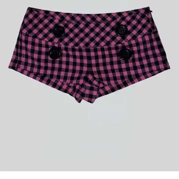 스컬프터 New Emo Gingham Micro Shorts Pink | 브랜드 중고거래