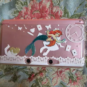 Nintendo 3DS LL 아리엘 데코레이션 본체