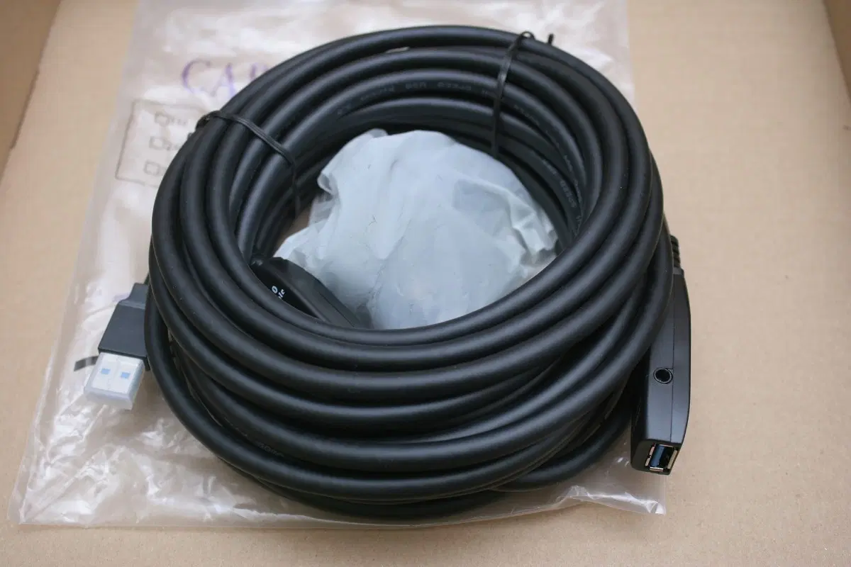USB 3.0 액티브 연장 케이블 9m 신호증폭 내장 팝니다