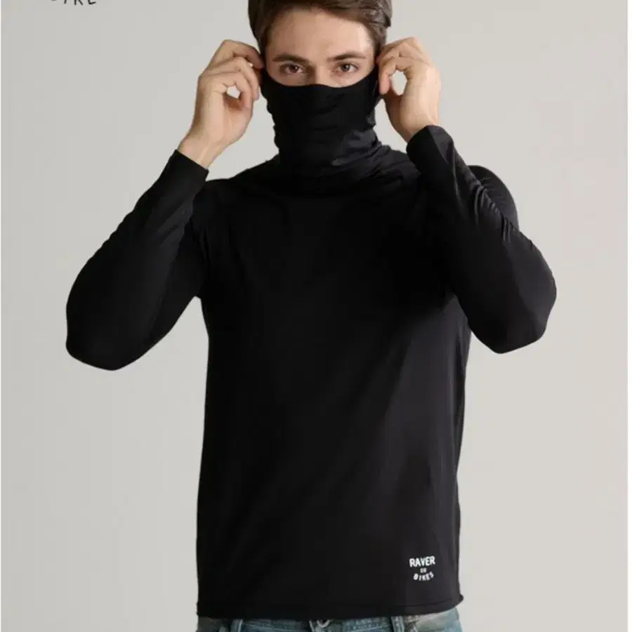 RAVER 블랙 터틀넥 XL, L새상품