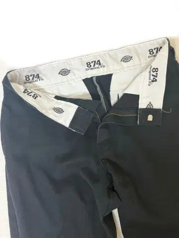 Dickies 874 워크 팬츠 블랙 남성용