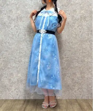axes femme 소다 패턴 셔츠 원피스