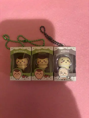 치이카와 반다이 초코박스 밤만쥬 랏코 총 3점