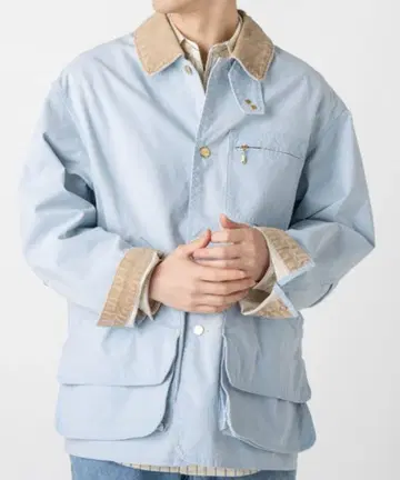 l.l.bean 프로스펙트 하버 필드 코트 라이트 블루 S 스카이블루