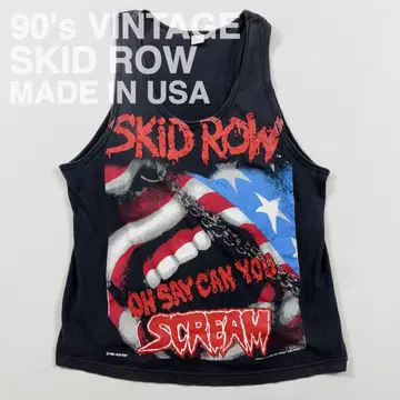 90s USA제 SKID ROW 스키드 로우 탱크탑 빈티지
