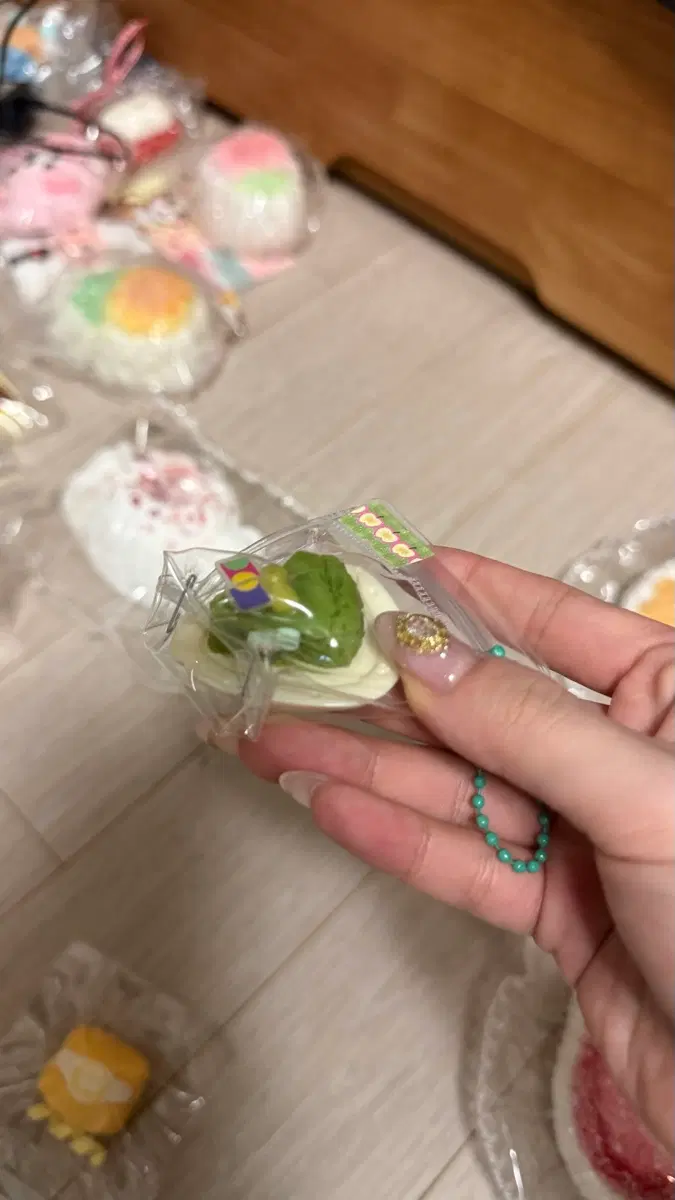 녹차케이크 미니 말랑이