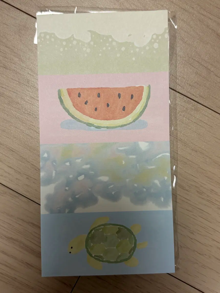 자파점 여름조각 떡메모지