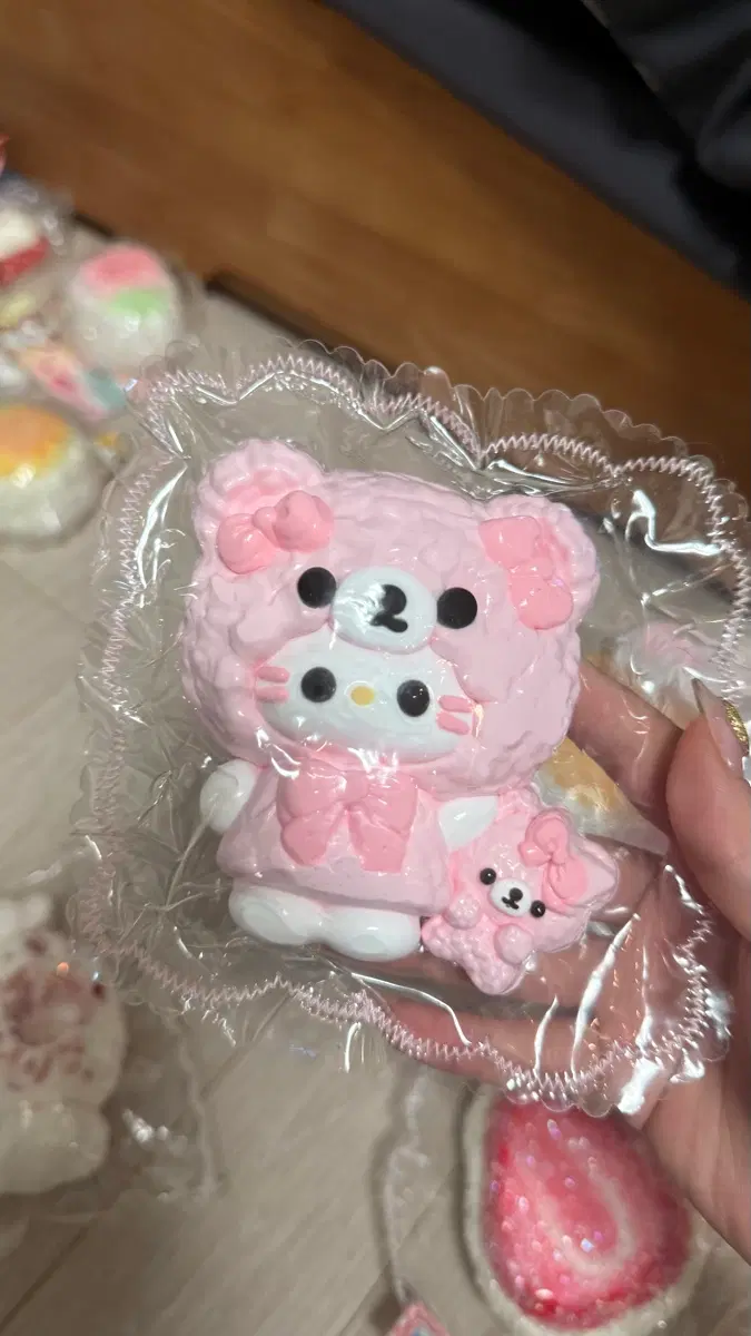 핑크 곰돌이 말랑이