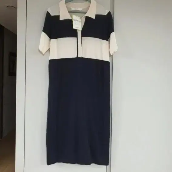 SO.WOOL 실크린넨 배색 롱니트 새 옷