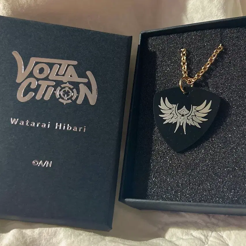 VOILACTION 와타라이 히바리 기타 피크 목걸이