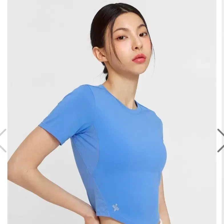 (새상품) 젝시믹스 아이스센트 크롭 숏슬리브 M