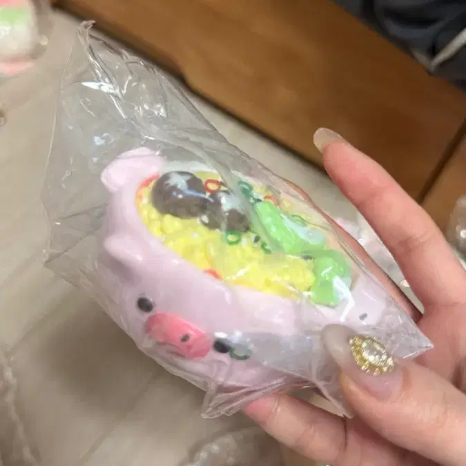 돼지 라면 말랑이