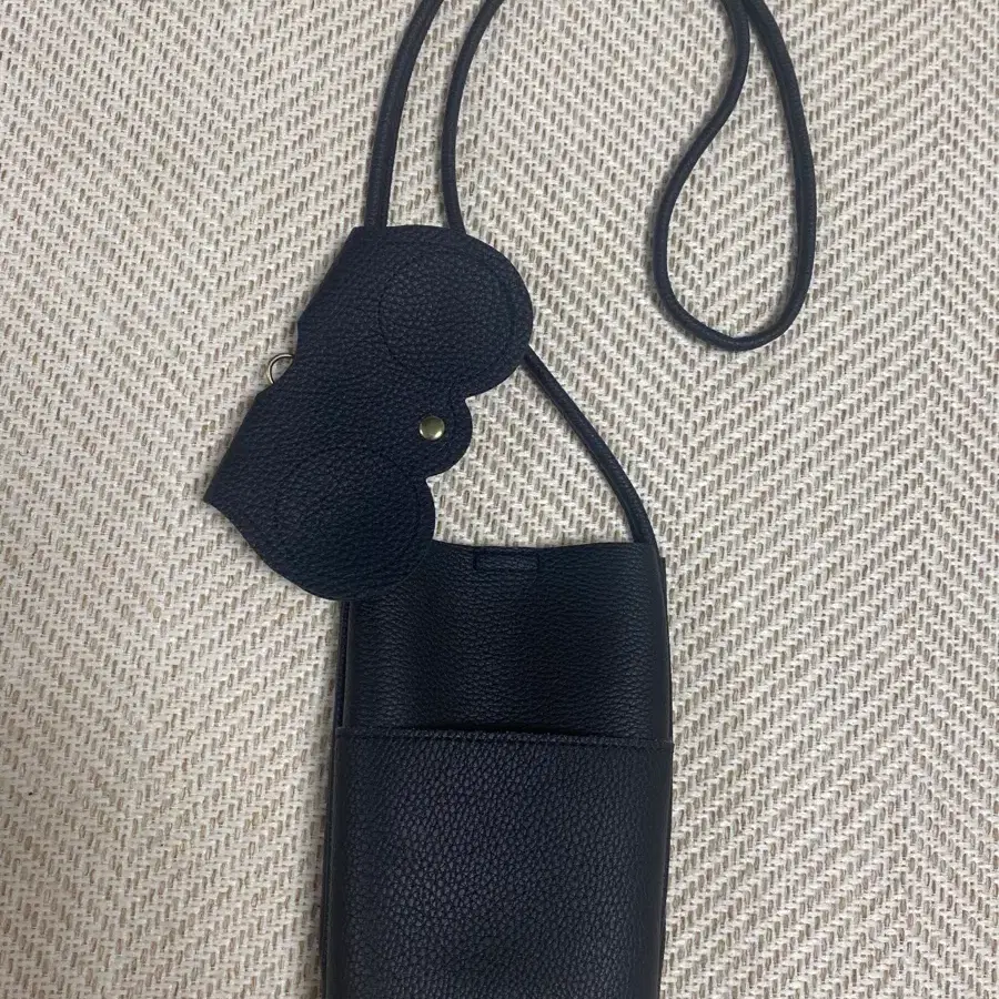 미니 숄더백 선글라스케이스 세트 블랙