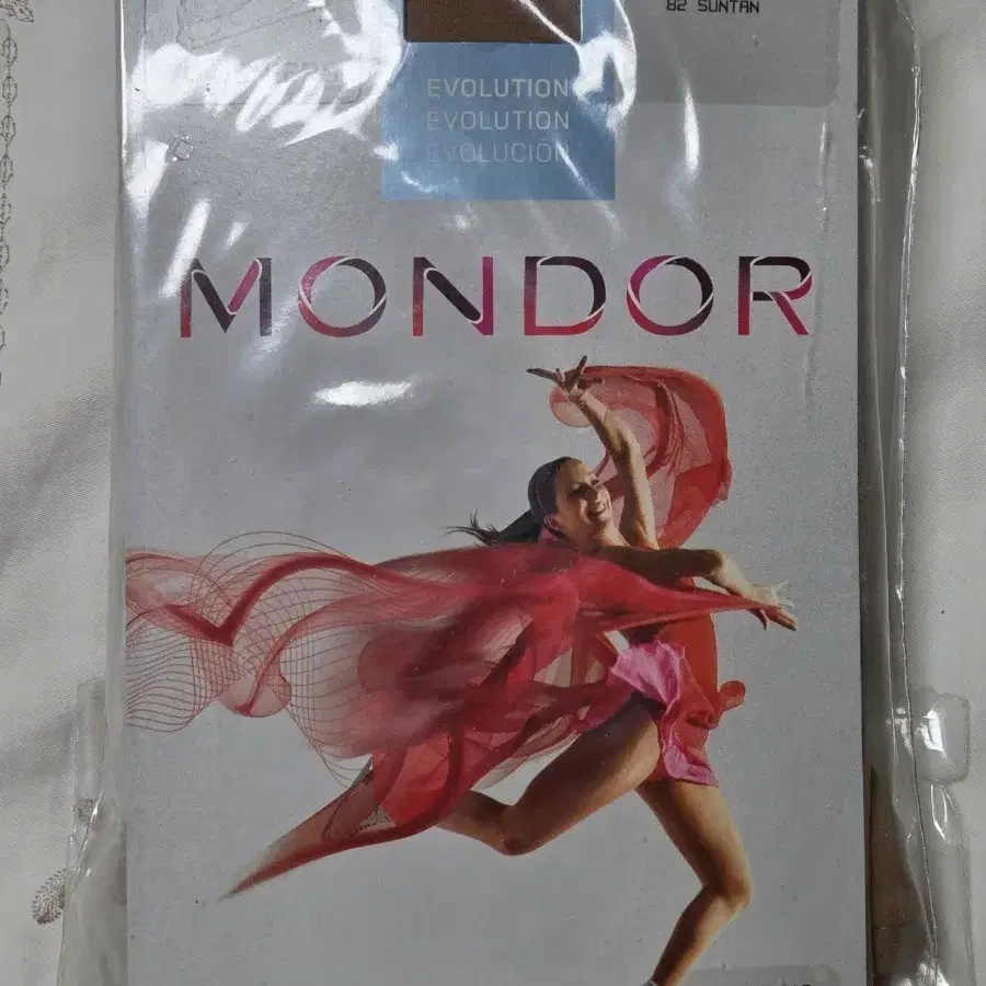 MONDOR 피겨 대회용 스타킹 3338 SUNTAN 덮개 (M)