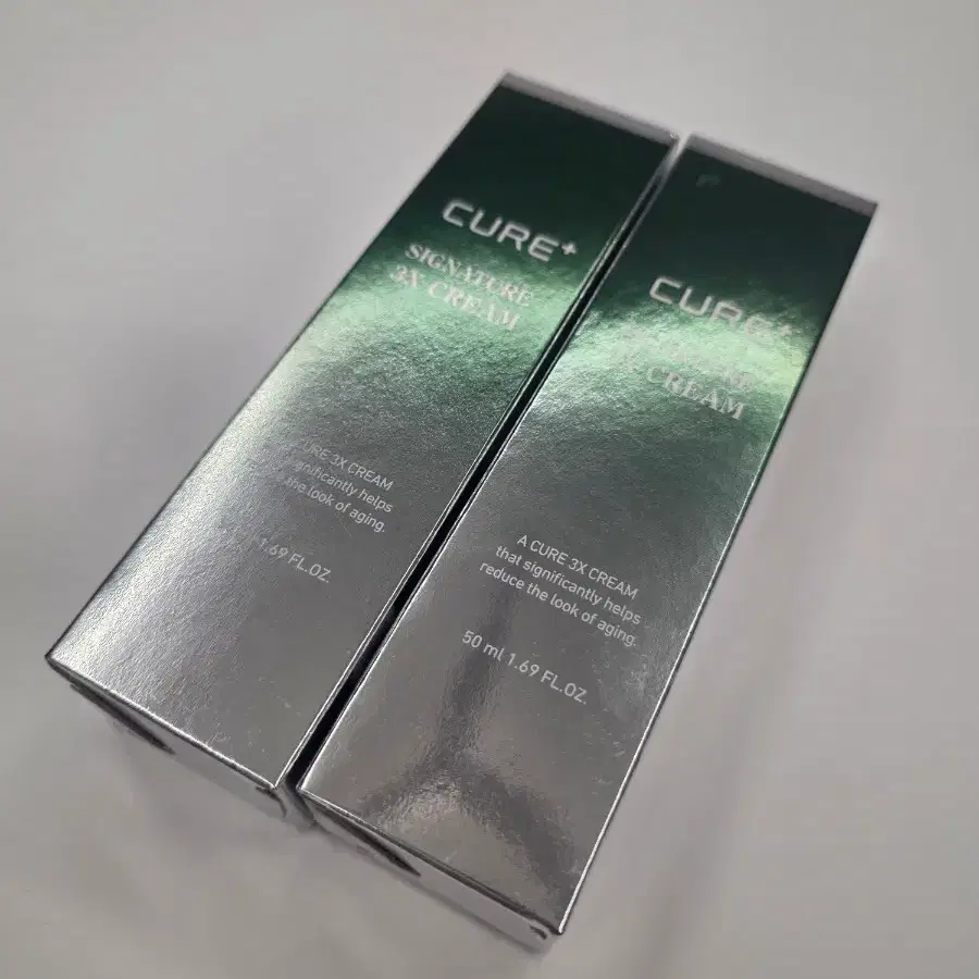 김정문알로에 큐어 시그니처 3X 크림 50ml 2개