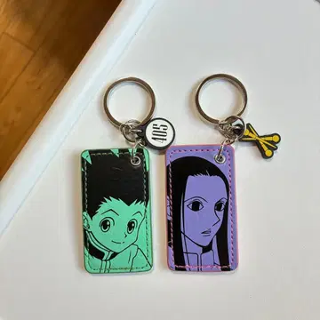 HUNTER x HUNTER 헌터헌터 가죽 느낌 키링 이르미 곤