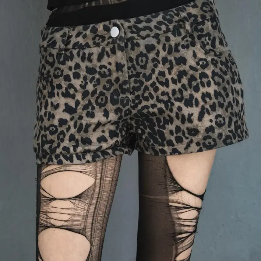 Leopard shorts