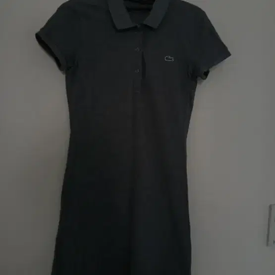 라코스테 챠콜 카라원피스 34