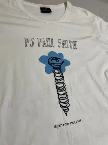 PS Paul Smith 그래픽 T셔츠 화이트 L