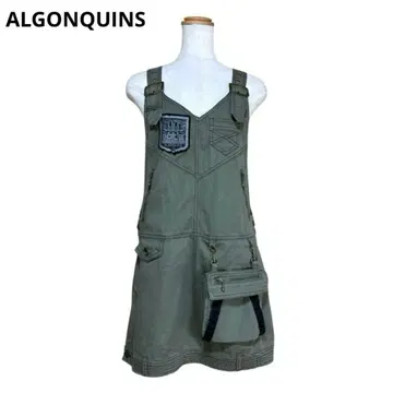 알곤퀸 ALGONQUINS 살로펫 스커트 F 카키 새상품급 b6f039