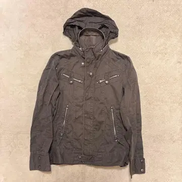 00s von dutch tech military jaket y2k