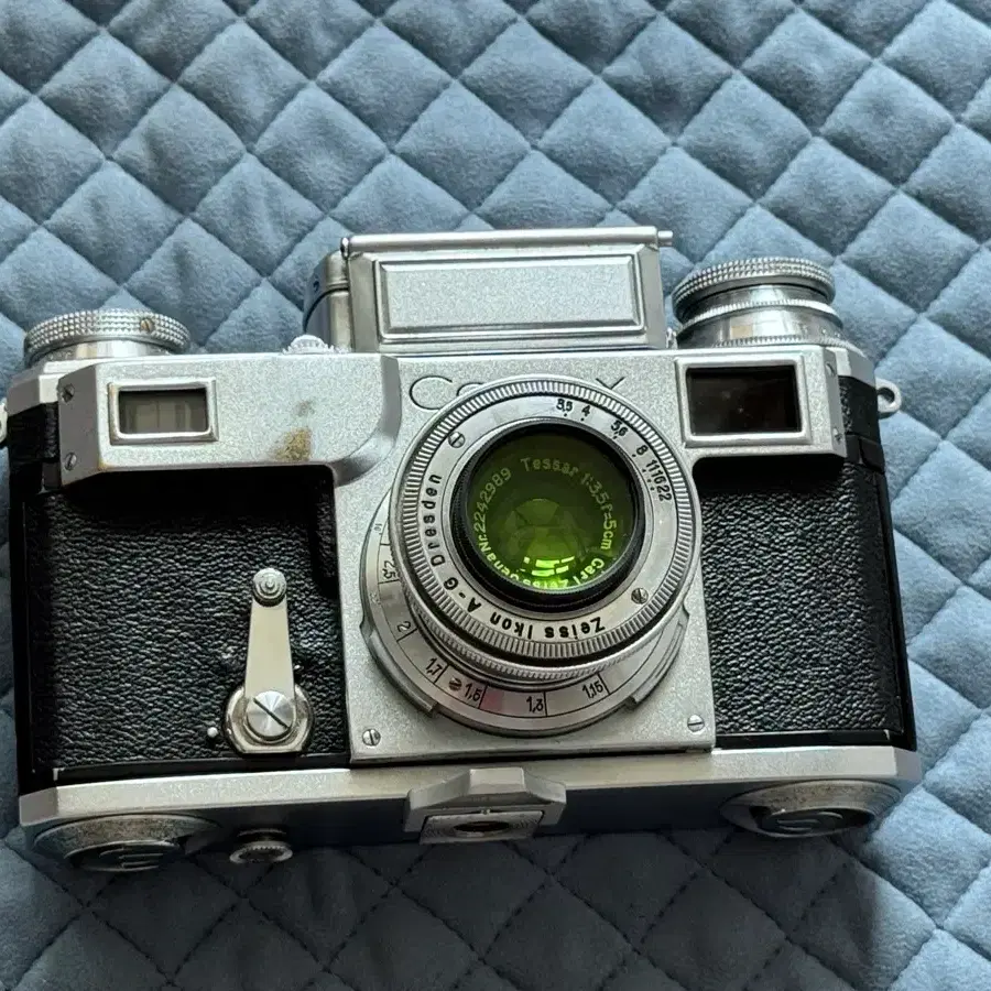 콘탁스 iii 바디 + 침동 테싸 5cm f3.5
