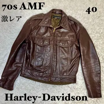 70s AMF 할리데이비슨 가죽 자켓 40 USA제
