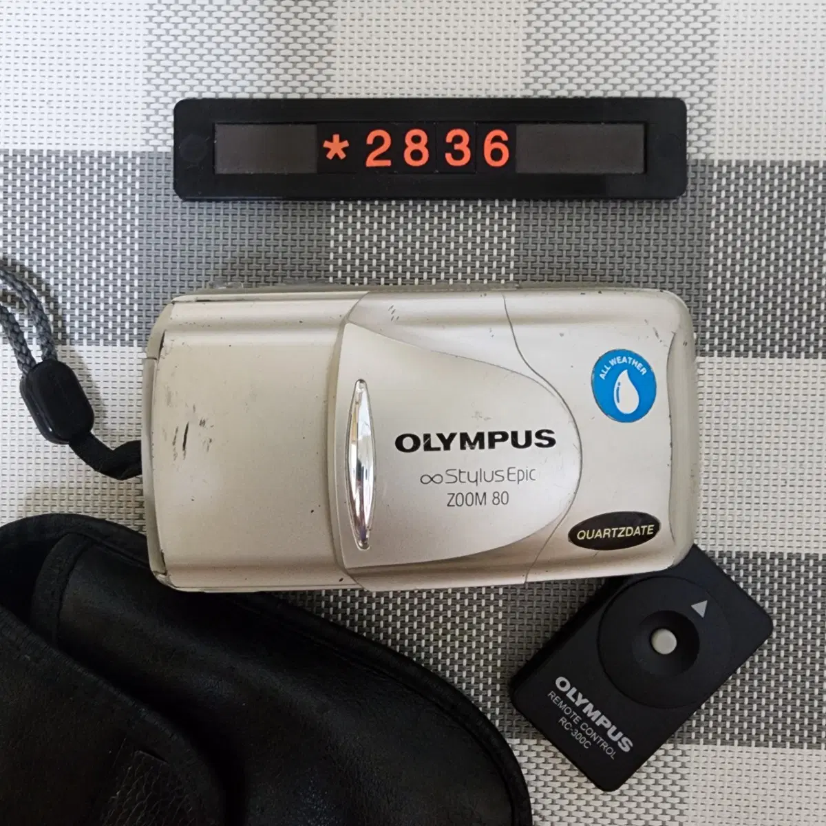 올림푸스 스타일러스 에픽 줌 80 필름카메라 리모컨 파우치포함