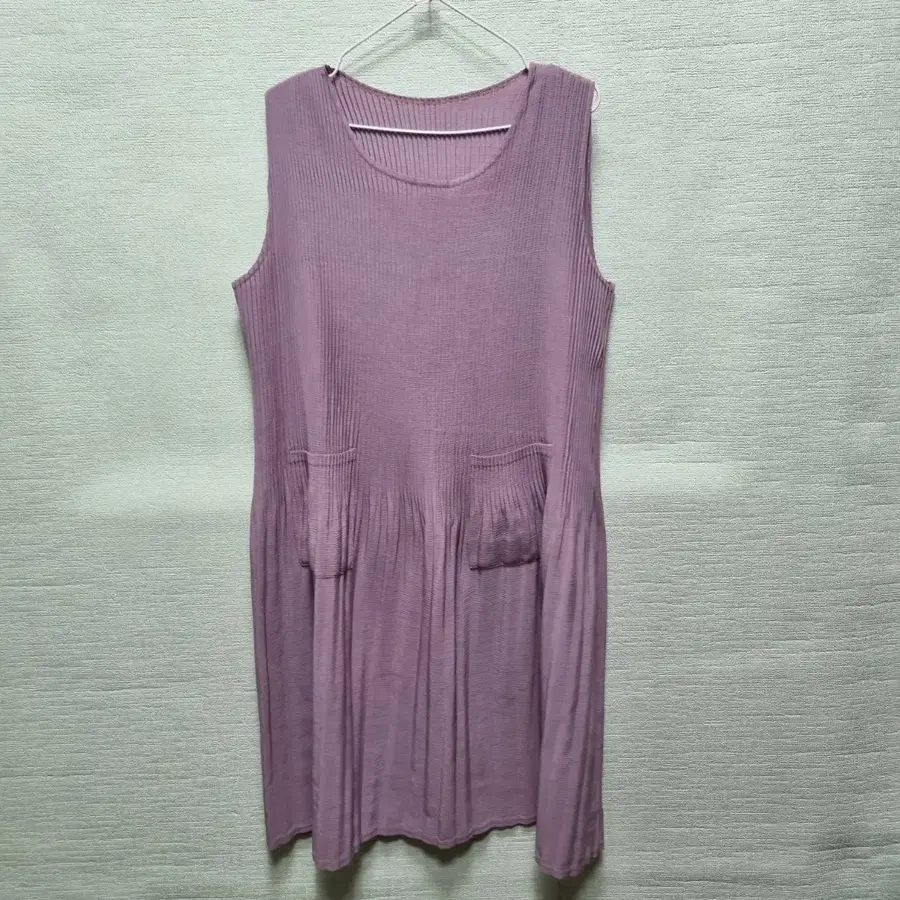 z284 플리츠 민소매 롱 원피스