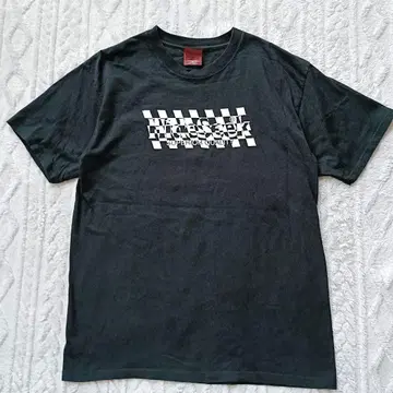 HideandSeek 하이드앤시크 티셔츠 체커 로고 00s L