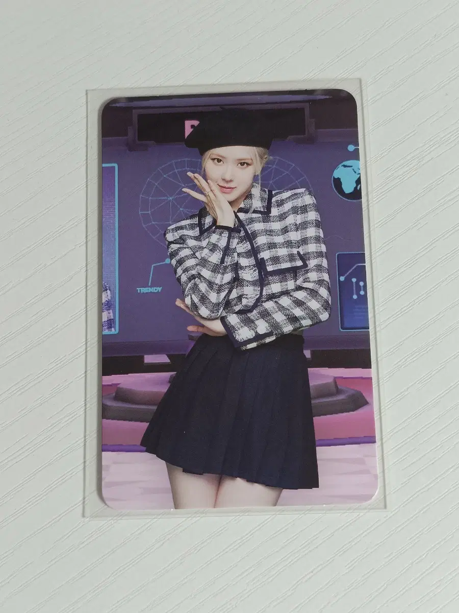 블랙핑크 더게임 쿠폰 카드 로제 포카